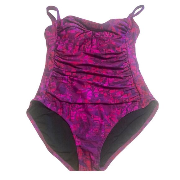 Swimsuits for All Fushsia One Piece Suit - Picture 1 of 6